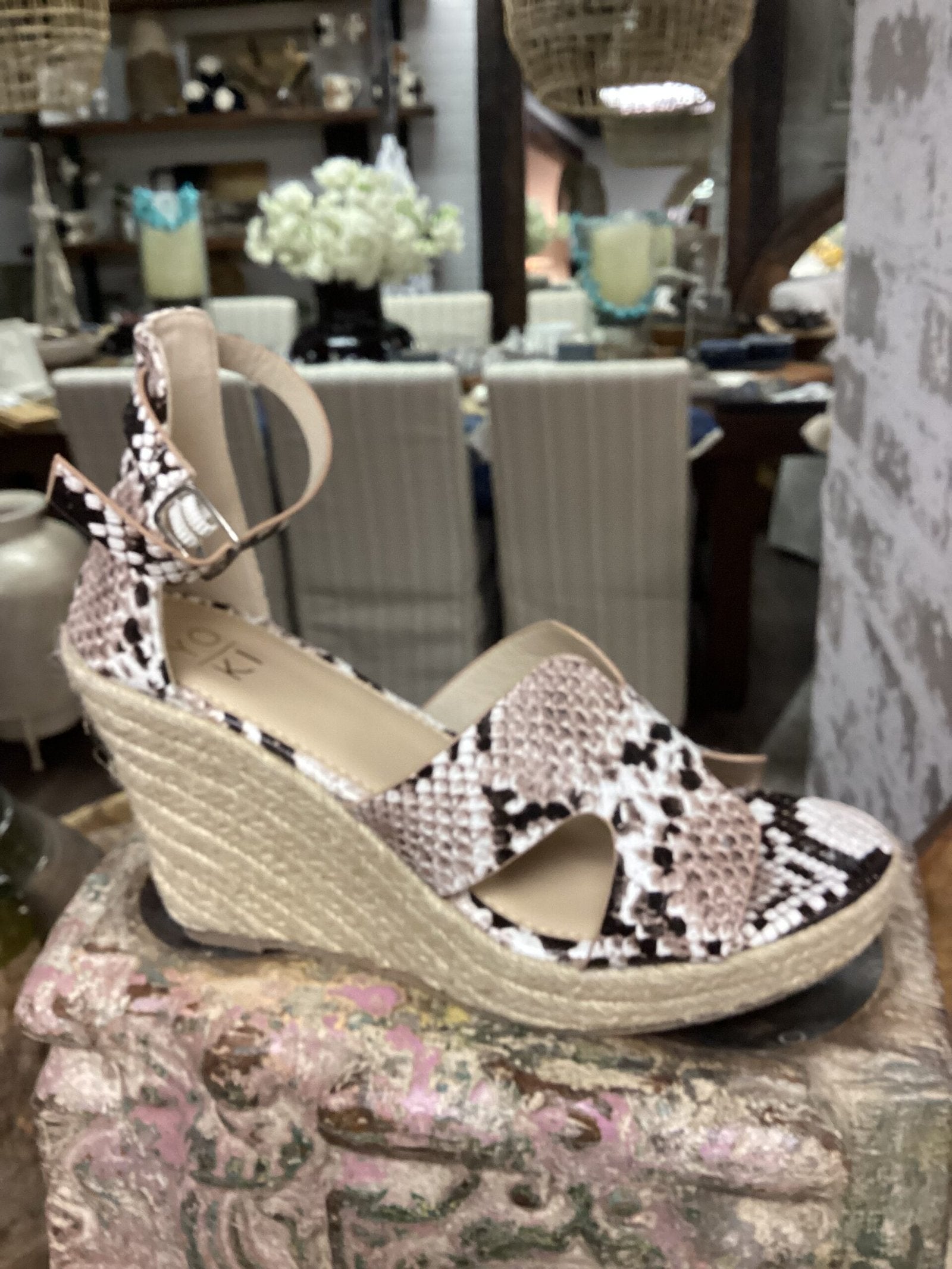 Wedge Sandal Snake Print ( Leera-12 – 6 )