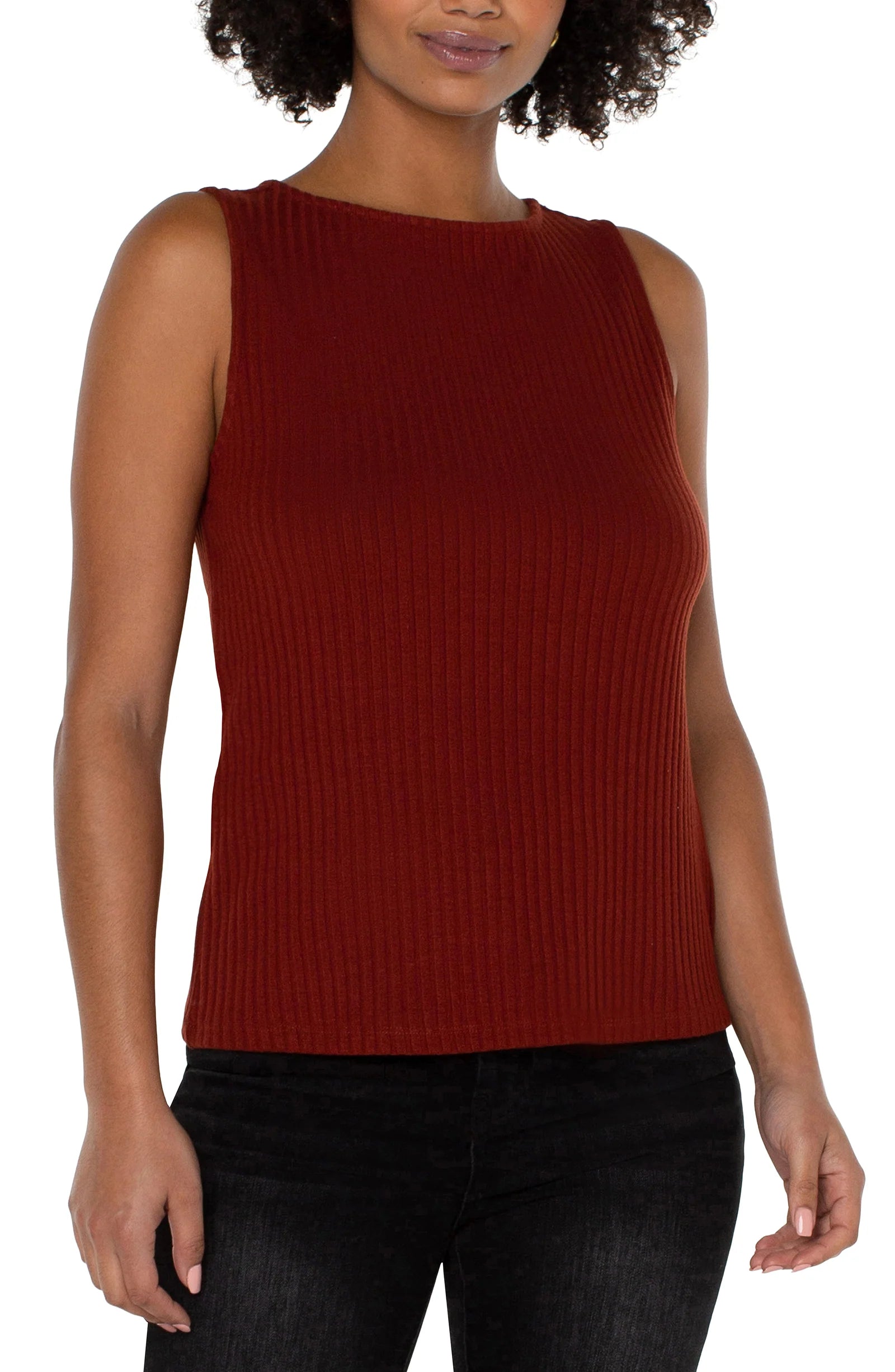 Ribbed Cinnamon Tank Top