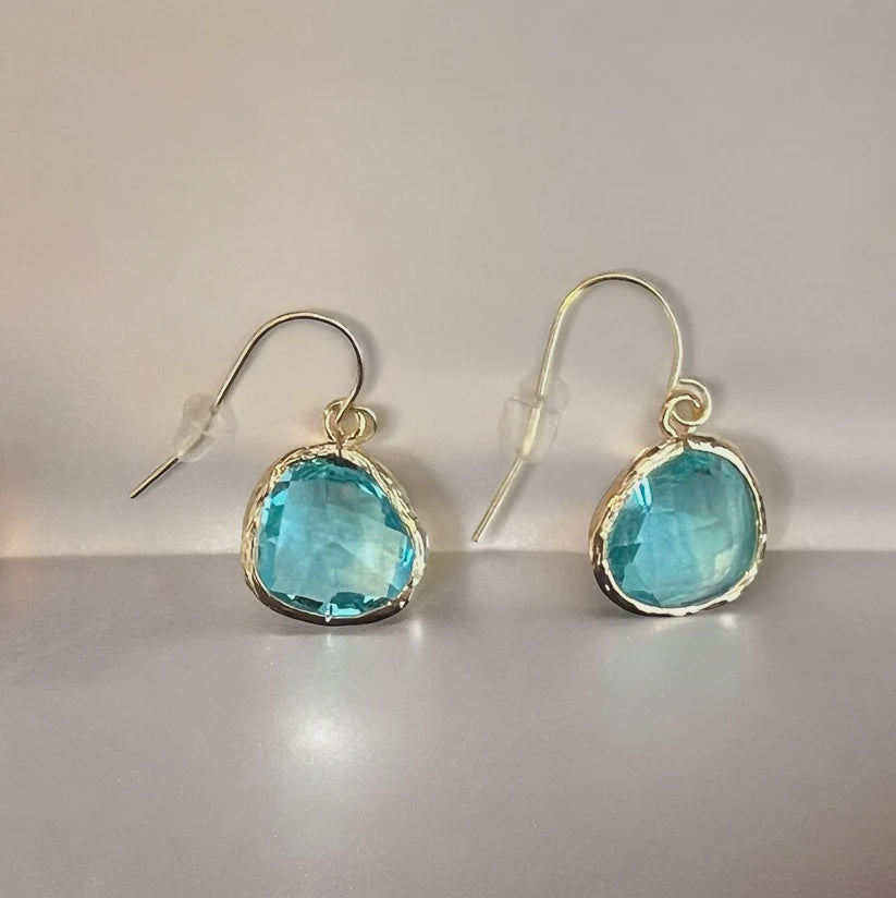 aquamarine earrings