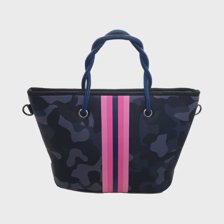 Neoprene  camo small tote