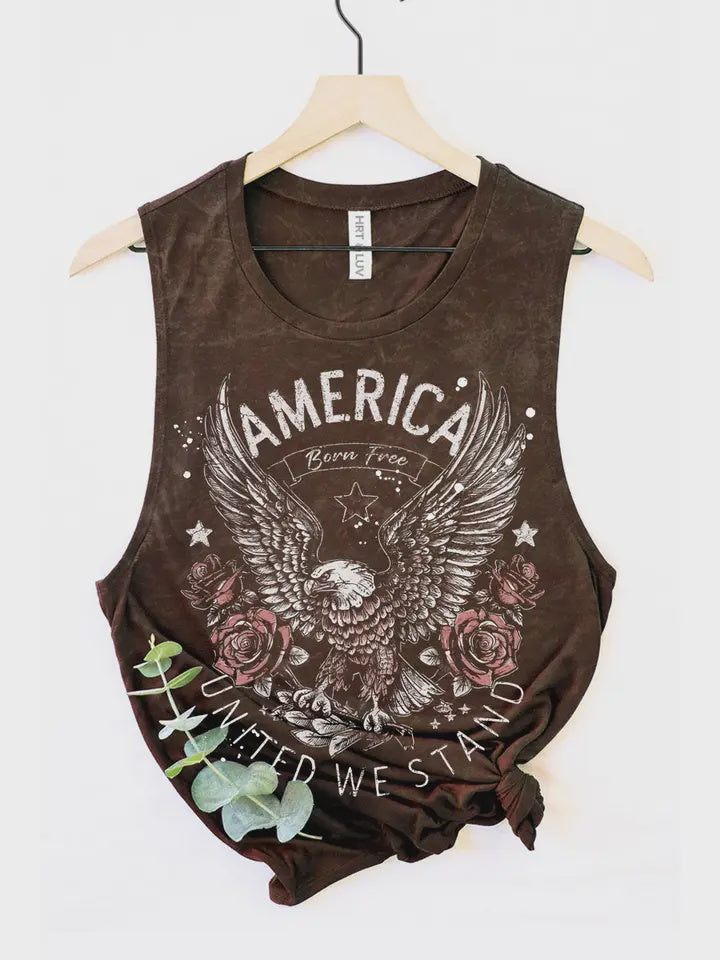 American Born Graphic tank