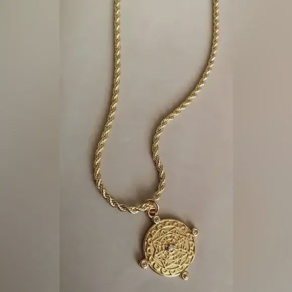 Compass Gold Necklace