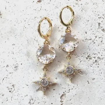 celestial star earring