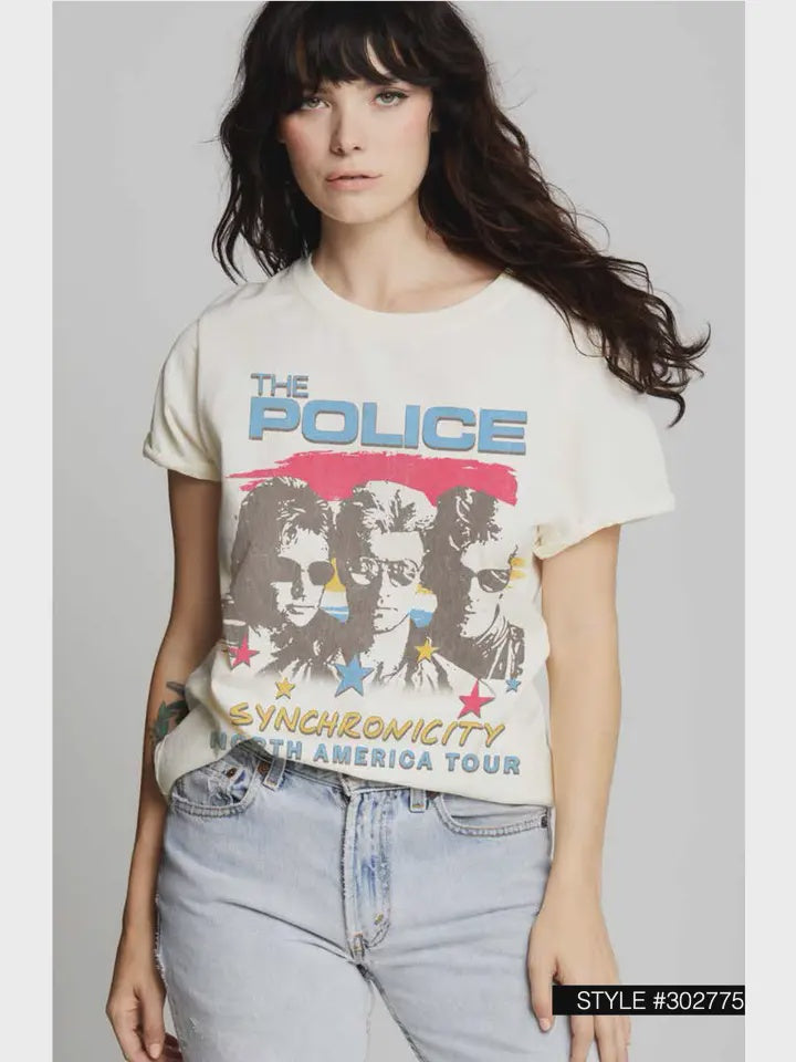 police American tour tshirt