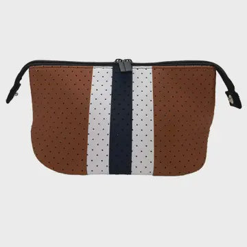 Carmel stripe travel bag